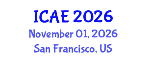 International Conference on Applied Electromagnetics (ICAE) November 01, 2026 - San Francisco, United States