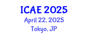 International Conference on Applied Energy (ICAE) April 22, 2025 - Tokyo, Japan