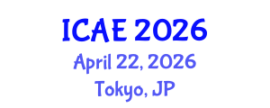 International Conference on Applied Energy (ICAE) April 22, 2026 - Tokyo, Japan