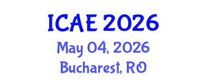 International Conference on Applied Energy (ICAE) May 04, 2026 - Bucharest, Romania International Conference on Applied Energy (ICAE) May 04, 2026 - Bucharest, Romania