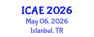 International Conference on Applied Energy (ICAE) May 06, 2026 - Istanbul, Turkey