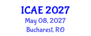International Conference on Applied Energy (ICAE) May 08, 2027 - Bucharest, Romania International Conference on Applied Energy (ICAE) May 08, 2027 - Bucharest, Romania