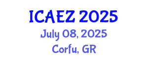 International Conference on Applied Entomology and Zoology (ICAEZ) July 08, 2025 - Corfu, Greece