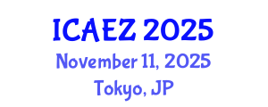 International Conference on Applied Entomology and Zoology (ICAEZ) November 11, 2025 - Tokyo, Japan