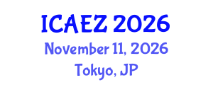 International Conference on Applied Entomology and Zoology (ICAEZ) November 11, 2026 - Tokyo, Japan