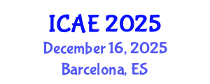 International Conference on Applied Entomology (ICAE) December 16, 2025 - Barcelona, Spain