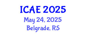 International Conference on Applied Entomology (ICAE) May 24, 2025 - Belgrade, Serbia
