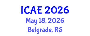International Conference on Applied Entomology (ICAE) May 18, 2026 - Belgrade, Serbia International Conference on Applied Entomology (ICAE) May 18, 2026 - Belgrade, Serbia