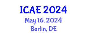 International Conference on Applied Ergonomics (ICAE) May 16, 2024 - Berlin, Germany