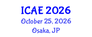 International Conference on Applied Ergonomics (ICAE) October 25, 2026 - Osaka, Japan International Conference on Applied Ergonomics (ICAE) October 25, 2026 - Osaka, Japan