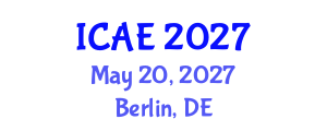 International Conference on Applied Ergonomics (ICAE) May 20, 2027 - Berlin, Germany International Conference on Applied Ergonomics (ICAE) May 20, 2027 - Berlin, Germany