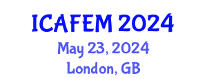 International Conference on Applied Financial Economics and Management (ICAFEM) May 23, 2024 - London, United Kingdom