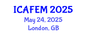 International Conference on Applied Financial Economics and Management (ICAFEM) May 24, 2025 - London, United Kingdom