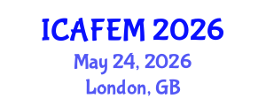 International Conference on Applied Financial Economics and Management (ICAFEM) May 24, 2026 - London, United Kingdom