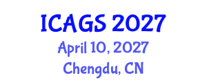International Conference on Applied Geophysics and Seismology (ICAGS) April 10, 2027 - Chengdu, China International Conference on Applied Geophysics and Seismology (ICAGS) April 10, 2027 - Chengdu, China