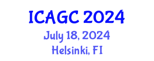 International Conference on Applied Green Chemistry (ICAGC) July 18, 2024 - Helsinki, Finland