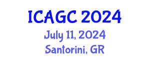 International Conference on Applied Green Chemistry (ICAGC) July 11, 2024 - Santorini, Greece