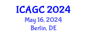 International Conference on Applied Green Chemistry (ICAGC) May 16, 2024 - Berlin, Germany