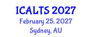 International Conference on Applied Language and Translation Studies (ICALTS) February 25, 2027 - Sydney, Australia International Conference on Applied Language and Translation Studies (ICALTS) February 25, 2027 - Sydney, Australia