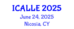 International Conference on Applied Linguistics and Language Education (ICALLE) June 24, 2025 - Nicosia, Cyprus