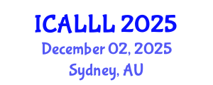 International Conference on Applied Linguistics and Language Learning (ICALLL) December 02, 2025 - Sydney, Australia