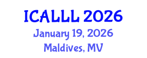 International Conference on Applied Linguistics and Language Learning (ICALLL) January 19, 2026 - Maldives, Maldives