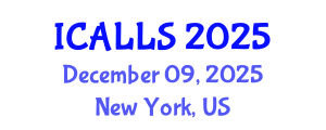 International Conference on Applied Linguistics and Language Studies (ICALLS) December 09, 2025 - New York, United States