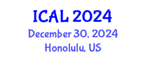 International Conference on Applied Linguistics (ICAL) December 30, 2024 - Honolulu, United States