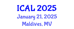 International Conference on Applied Linguistics (ICAL) January 21, 2025 - Maldives, Maldives