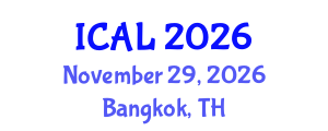 International Conference on Applied Linguistics (ICAL) November 29, 2026 - Bangkok, Thailand International Conference on Applied Linguistics (ICAL) November 29, 2026 - Bangkok, Thailand