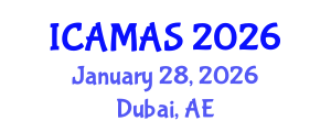International Conference on Applied Mathematics and Algebraic Structures (ICAMAS) January 28, 2026 - Dubai, United Arab Emirates