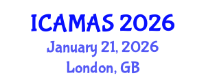 International Conference on Applied Mathematics and Algebraic Structures (ICAMAS) January 21, 2026 - London, United Kingdom