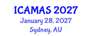International Conference on Applied Mathematics and Algebraic Structures (ICAMAS) January 28, 2027 - Sydney, Australia International Conference on Applied Mathematics and Algebraic Structures (ICAMAS) January 28, 2027 - Sydney, Australia
