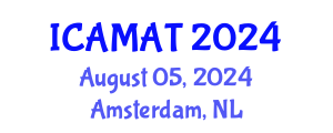 International Conference on Applied Mathematics and Approximation Theory (ICAMAT) August 05, 2024 - Amsterdam, Netherlands