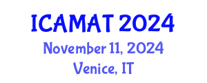 International Conference on Applied Mathematics and Approximation Theory (ICAMAT) November 11, 2024 - Venice, Italy