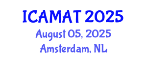 International Conference on Applied Mathematics and Approximation Theory (ICAMAT) August 05, 2025 - Amsterdam, Netherlands
