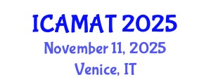 International Conference on Applied Mathematics and Approximation Theory (ICAMAT) November 11, 2025 - Venice, Italy