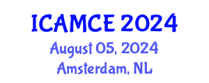 International Conference on Applied Mathematics and Computational Engineering (ICAMCE) August 05, 2024 - Amsterdam, Netherlands
