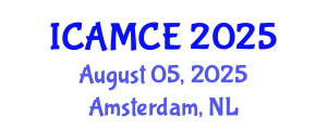 International Conference on Applied Mathematics and Computational Engineering (ICAMCE) August 05, 2025 - Amsterdam, Netherlands