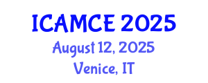 International Conference on Applied Mathematics and Computational Engineering (ICAMCE) August 12, 2025 - Venice, Italy