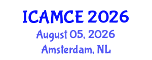 International Conference on Applied Mathematics and Computational Engineering (ICAMCE) August 05, 2026 - Amsterdam, Netherlands