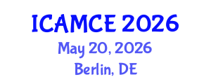 International Conference on Applied Mathematics and Computational Engineering (ICAMCE) May 20, 2026 - Berlin, Germany