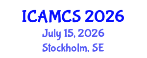 International Conference on Applied Mathematics and Computer Science (ICAMCS) July 15, 2026 - Stockholm, Sweden