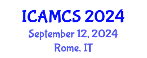 International Conference on Applied Mathematics and Computer Sciences (ICAMCS) September 12, 2024 - Rome, Italy