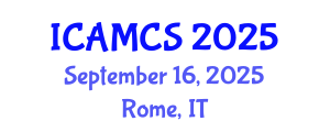 International Conference on Applied Mathematics and Computer Sciences (ICAMCS) September 16, 2025 - Rome, Italy