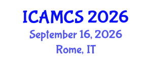 International Conference on Applied Mathematics and Computer Sciences (ICAMCS) September 16, 2026 - Rome, Italy