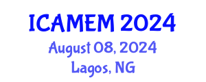 International Conference on Applied Mathematics and Engineering Mathematics (ICAMEM) August 08, 2024 - Lagos, Nigeria