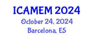 International Conference on Applied Mathematics and Engineering Mathematics (ICAMEM) October 24, 2024 - Barcelona, Spain