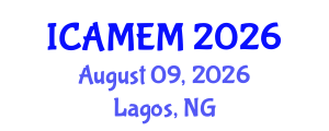 International Conference on Applied Mathematics and Engineering Mathematics (ICAMEM) August 09, 2026 - Lagos, Nigeria