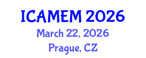 International Conference on Applied Mathematics and Engineering Mathematics (ICAMEM) March 22, 2026 - Prague, Czechia